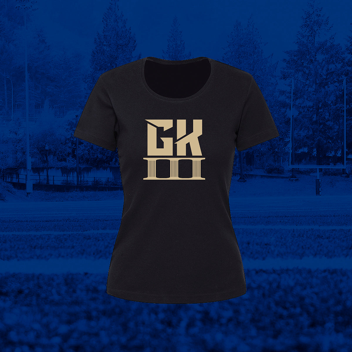 GK3 Stack Logo Womens Tee